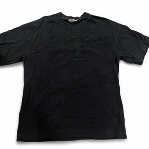 Chic Black T-Shirt with Puma Logo Embroidery